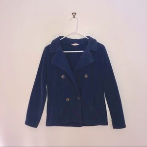 Lands’ End navy peacoat
